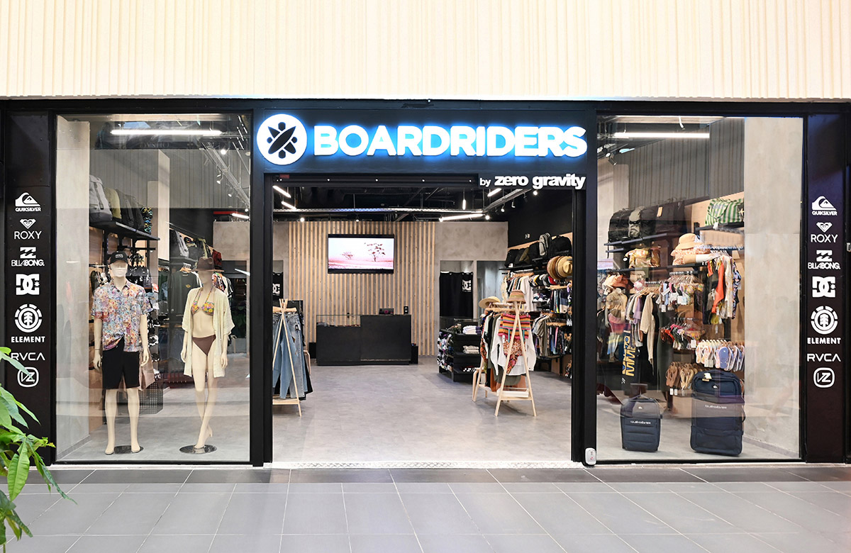 Ανακαινισμένο κατάστημα Boardriders by Zero Gravity