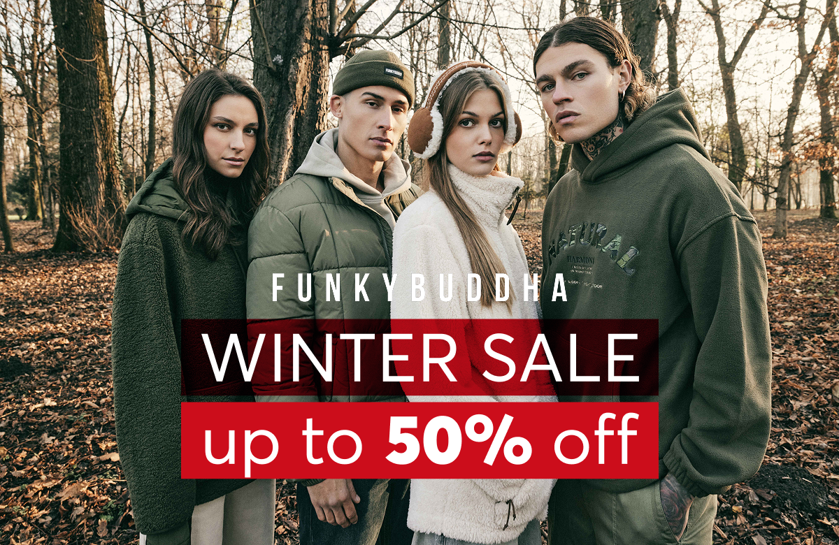 WINTER SALE έως -50% στη Funky Buddha!