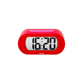 Ρολόι ξυπνητήρι Gummy Red, Fisura