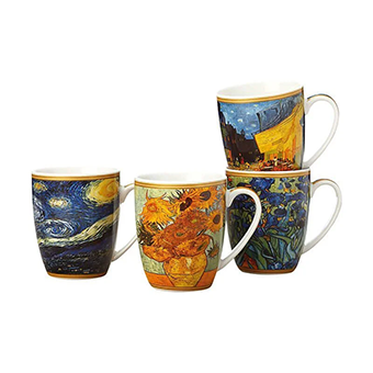 Σετ κούπες πορσελάνης Impressions Van Gogh, Casa Domani 