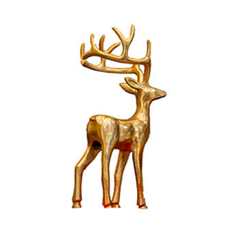 Διακοσμητικός χρυσός τάρανδος Thielo