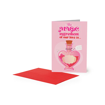 Ροζ ευχετήρια κάρτα, Legami