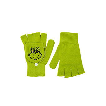 Green gloves the Grinch