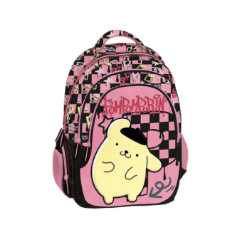 Ροζ backpack με σχέδιο 
