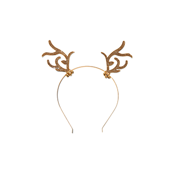 Golden reindeer hair band