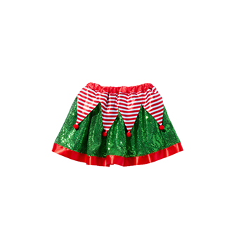 Christmas elf tutu skirt