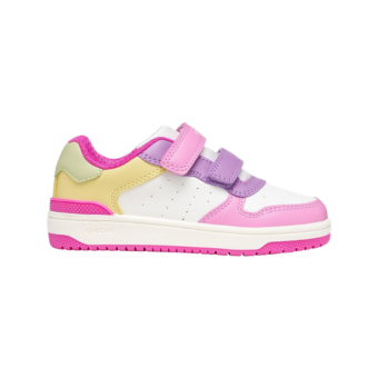 Πολύχρωμα sneakers με αυτοκόλλητο κλείσιμο