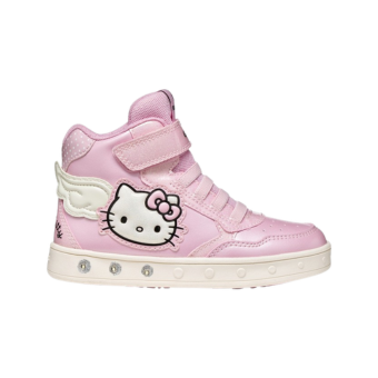 Ροζ ψηλά sneakers με σχέδιο Hello Kitty