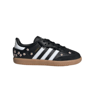 Μαύρα sneakers με λουλούδια, Adidas