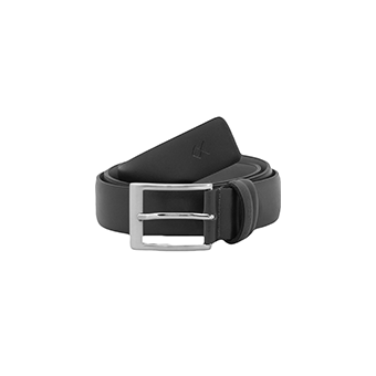 Μαύρη δερμάτινη ζώνη