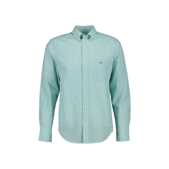 Ριγέ πουκάμισο ποπλίνα σε κανονική γραμμή