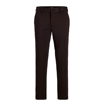 Καφέ slim fit παντελόνι