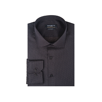 Καφέ βαμβακερό πουκάμισο