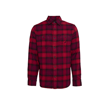 Κόκκινο καρό μακρυμάνικο πουκάμισο