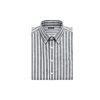 Γκρι ριγέ πουκάμισο σε regular fit γραμμή