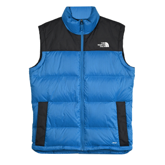 Μπλε αμάνικο jacket με λογότυπο