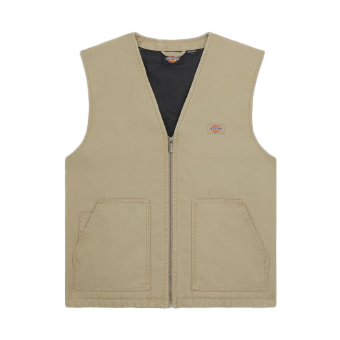 Μπεζ αμάνικο γιλέκο Duck Canvas, Dickies