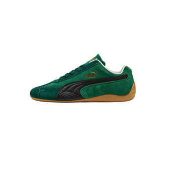 Ανδρικά πράσινα sneakers με μαύρη λεπτομέρεια