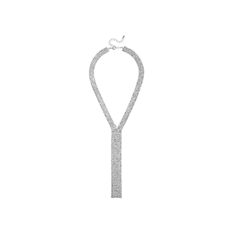 Μακρύ κολιέ με στρας