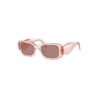Pink geometric sunglasses with oversized square frames, Prada