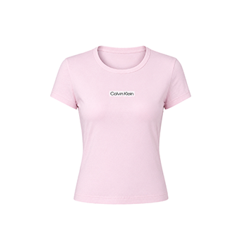 Ροζ t-shirt σε baby fit γραμμή