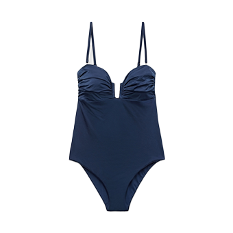 Σκούρο μπλε ολόσωμο μαγιό Timeless Diva