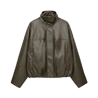 Χακί bomber μπαλούν jacket