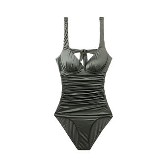 Πράσινο ολόσωμο μαγιό Shiny Glam