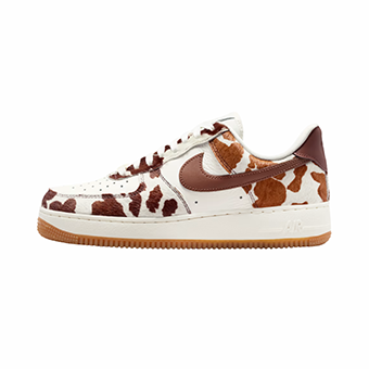 Καφέ sneakers animal print Air Force, Nike
