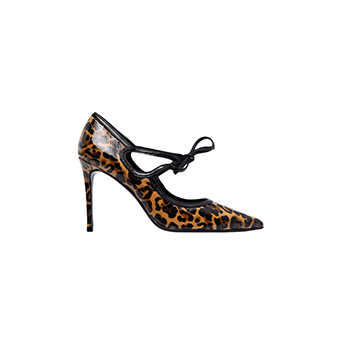 Animal print δερμάτινες γόβες, J.A.P