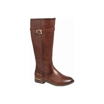 Ταμπά φλατ μπότες με λουράκι, Adam's shoes