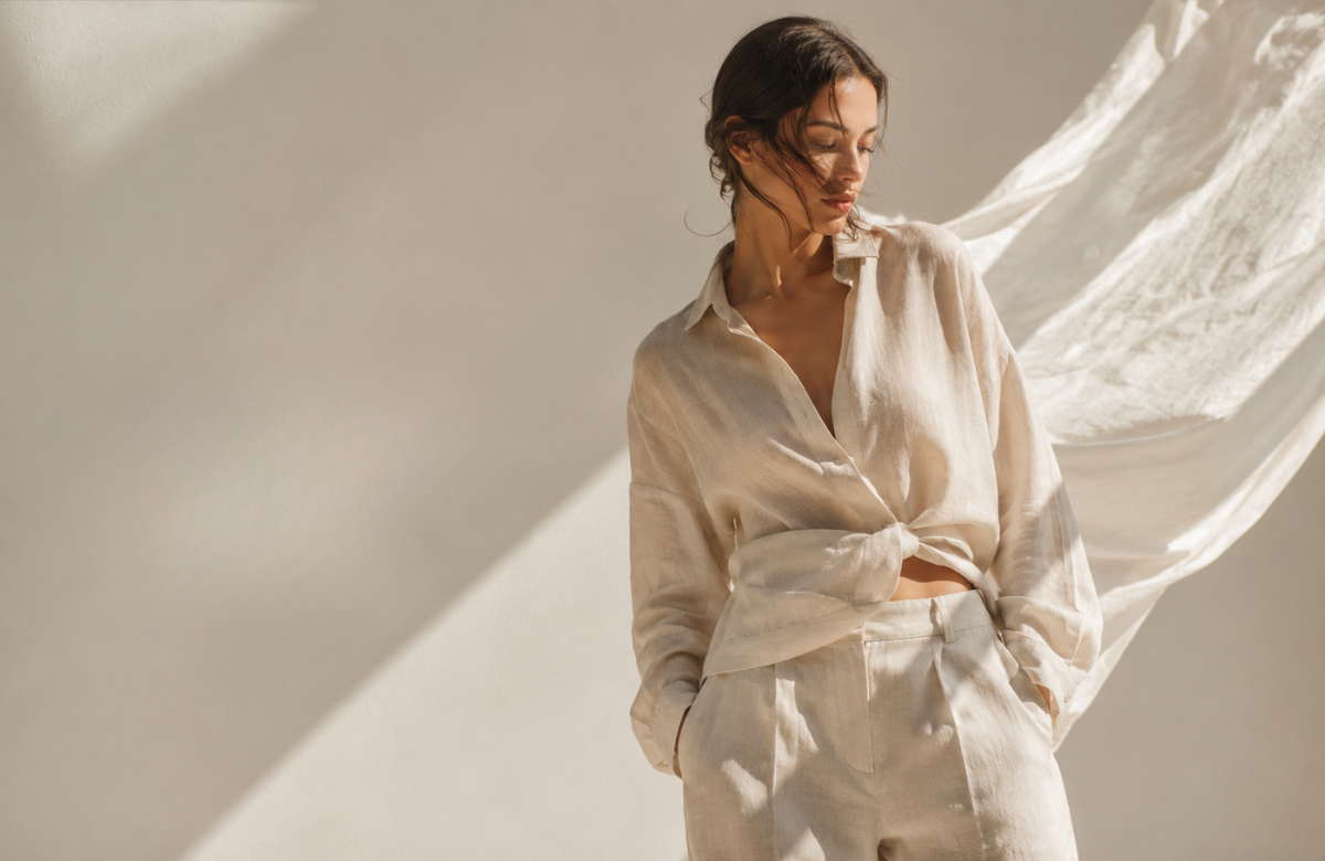 Summer in Linen: Λινά sets και breathable textures